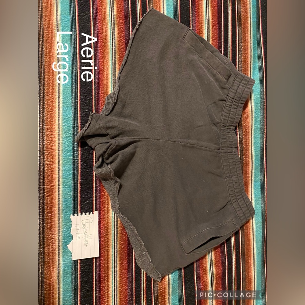 Aerie Dark Grey Lounge Shorts